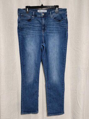 Levi Strauss Signature Women's Jeans Mid Rise Slim Blue Size 16
